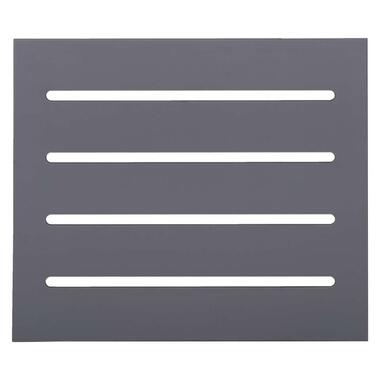 Hutwand Ties - antraciet - dicht - 1 stuk - Leen Bakker
