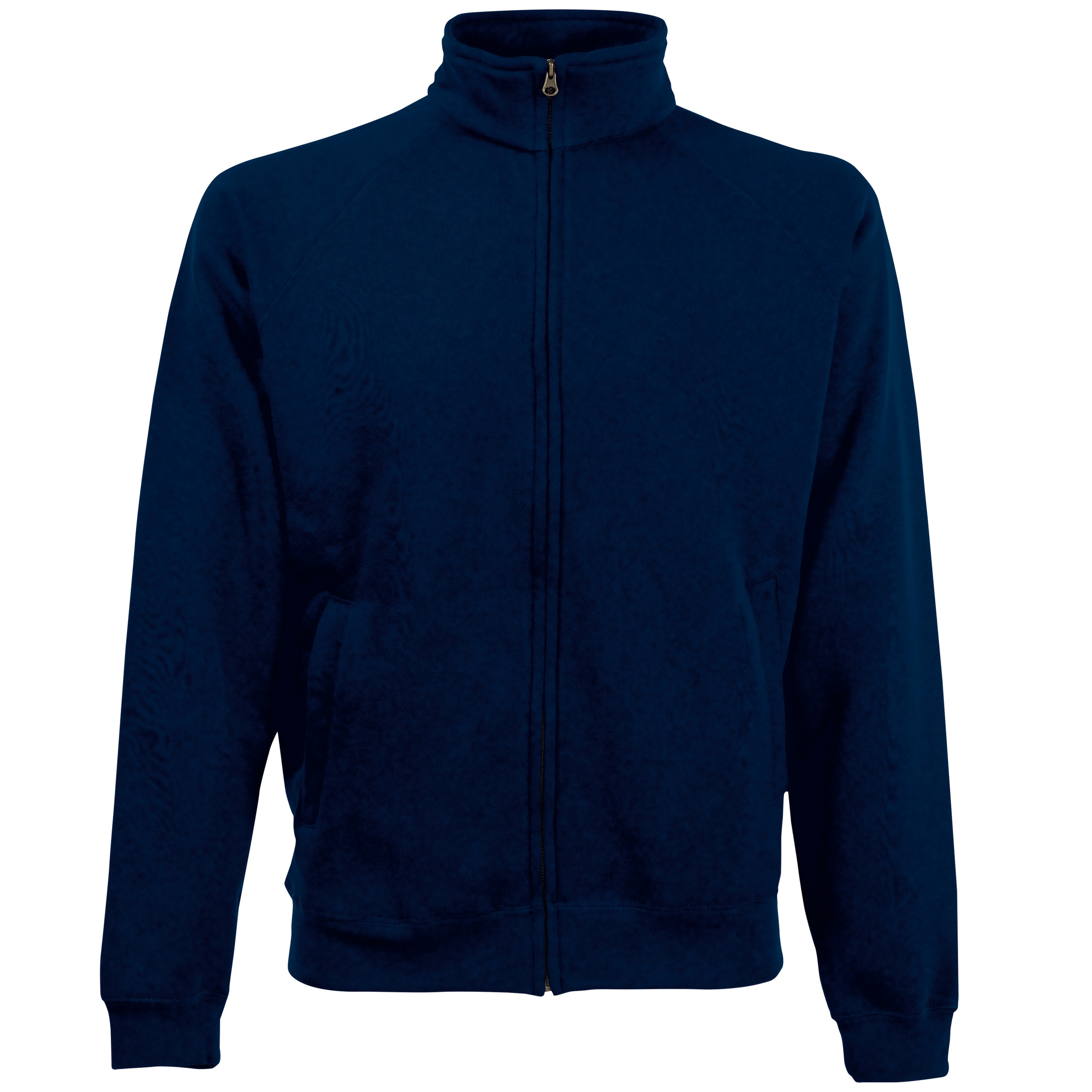 Fruit of the Loom premium sweat jacket/vest - donkerblauw - katoen/polyester L (EU 52) -