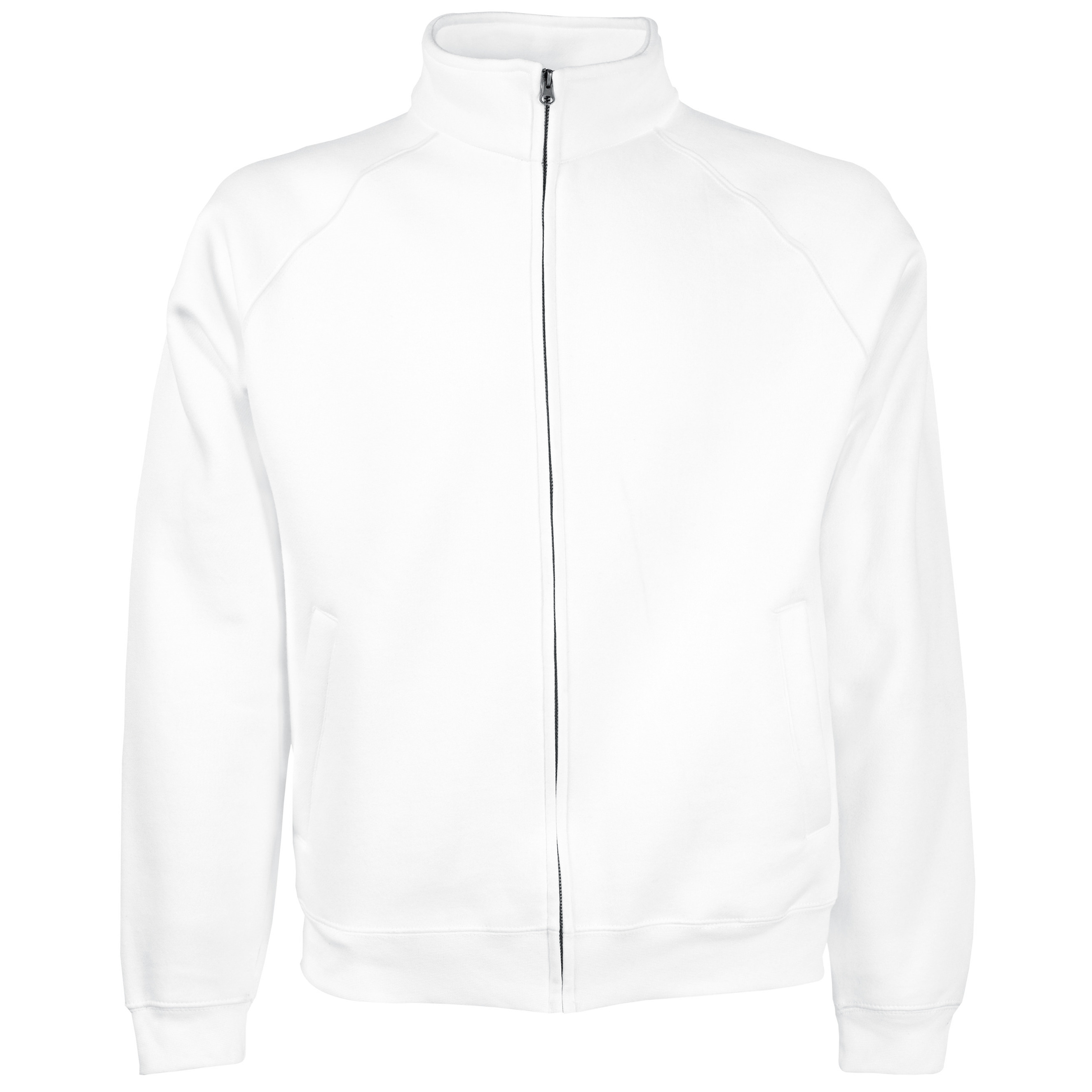 Fruit of the Loom premium sweat jacket/vest - wit - katoen/polyester XL (EU 54) -