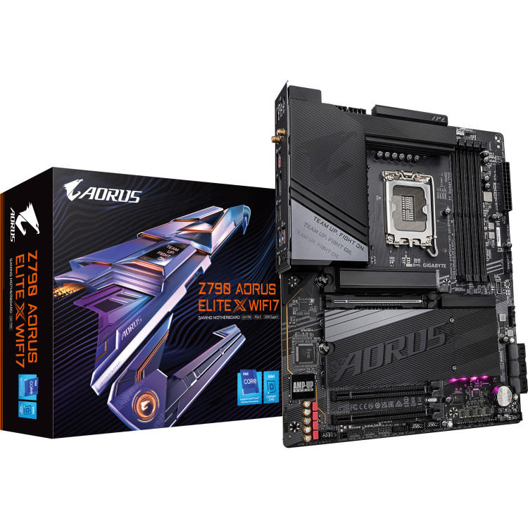 GIGABYTE Z790 AORUS ELITE X WIFI7 moederbord RAID, 2.5 Gb-LAN, WLAN, BT, Sound, ATX