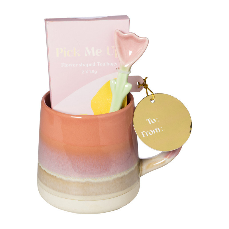 Theemok flower - giftset