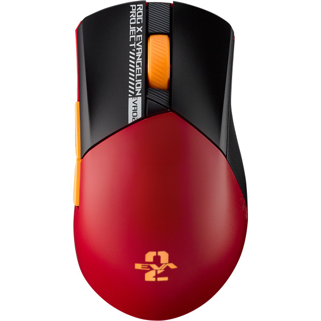ASUS ROG Gladius III Wireless AimPoint EVA-02 Edition gaming muis 100 - 36000 dpi, USB 2.0, 2.4 GHz, Bluetooth 5.2