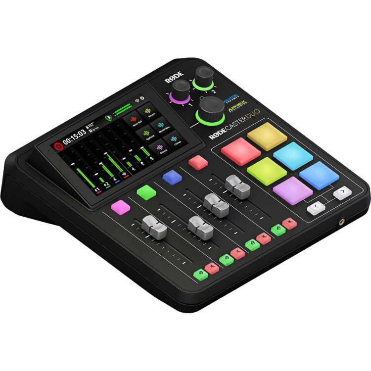 Rode Microphones RØDECaster Duo mengpaneel WLAN, Bluetooth, USB-C