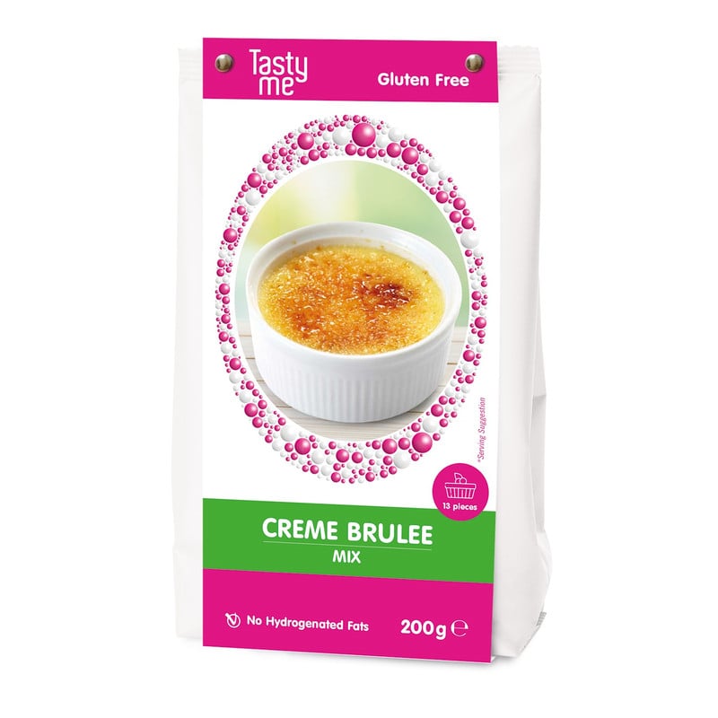 Tasty Me creme brulee - glutenvrij - 200 gram