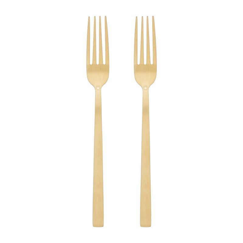 Tafelvorken - goudkleurig - set van 2