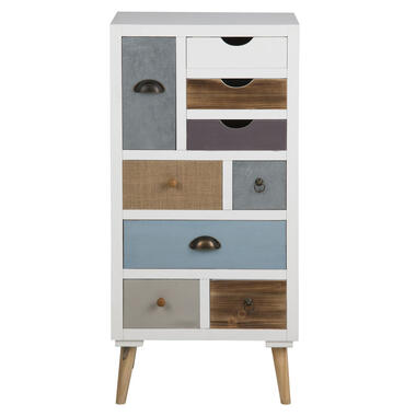 Ladekast Suomi - multikleur - 98x48x32 cm - Leen Bakker