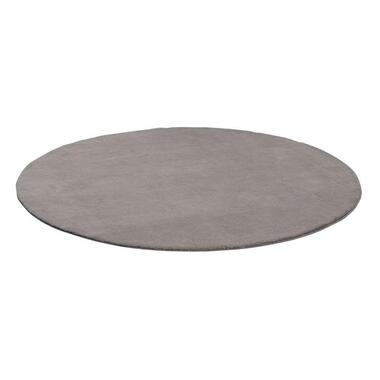 Vloerkleed Lilly - grijs - Ø160 cm - Leen Bakker