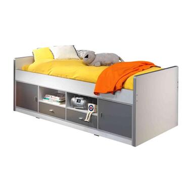 Vipack kajuitbed Bonny - zilver - 78,5x97,5x207 cm - Leen Bakker