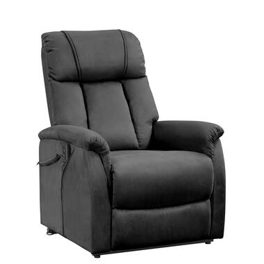 Relaxfauteuil Colorado - sta-op - donkergrijs - Leen Bakker