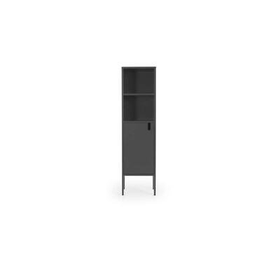 Tenzo wandkast Uno 1-deurs - grijs - 152x40x40 cm - Leen Bakker