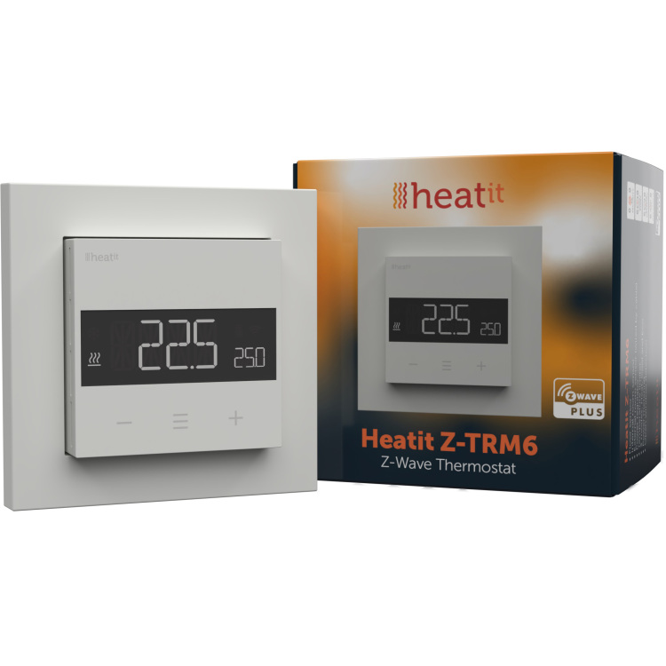 heat it Z-TRM6 White RAL 9003 thermostaat 3600W, 16A, Z-Wave