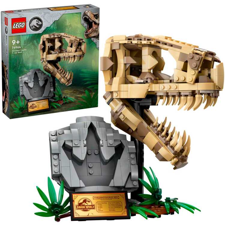 LEGO Jurassic World - Dinosaurusfossielen: T. rex schedel constructiespeelgoed 76964