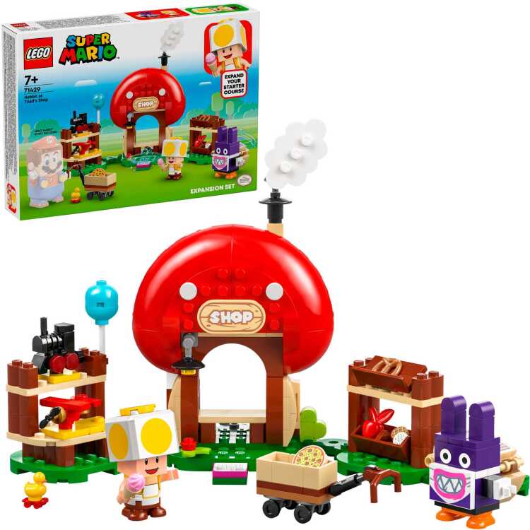 LEGO Super Mario - Uitbreidingsset: Nabbit bij Toads winkeltje constructiespeelgoed 71429