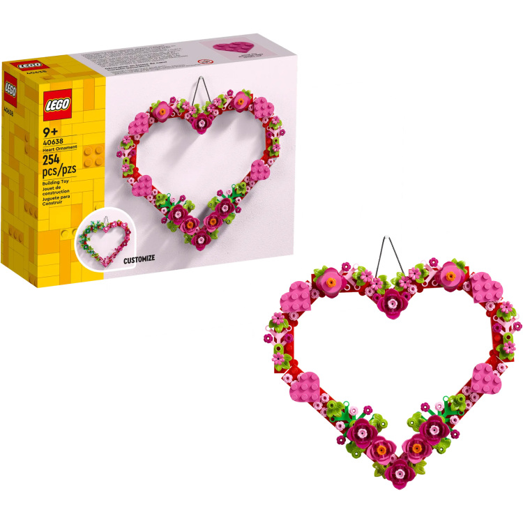 LEGO Hartvormige versiering constructiespeelgoed 40638