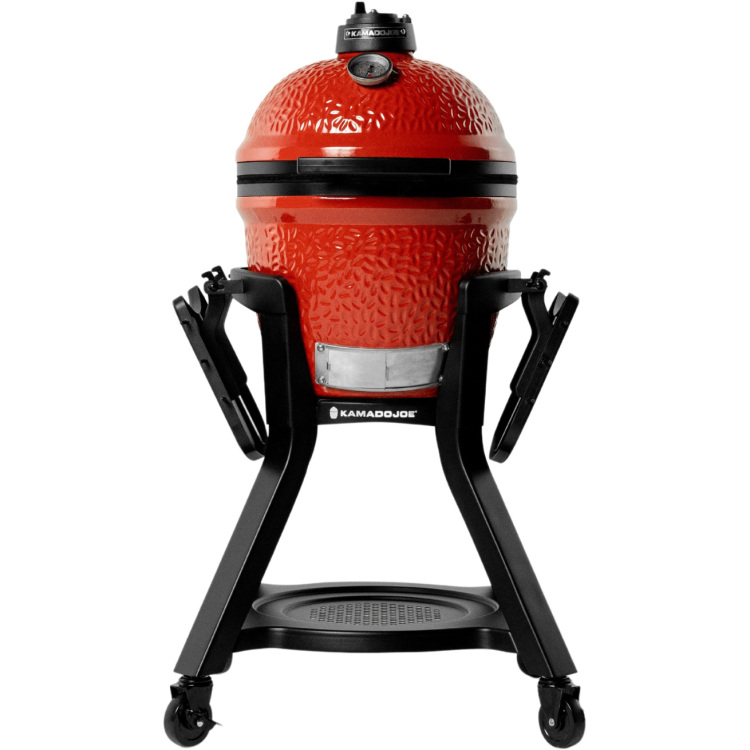 Kamado Joe Joe Jr-kar met zijtafels barbecuewagen