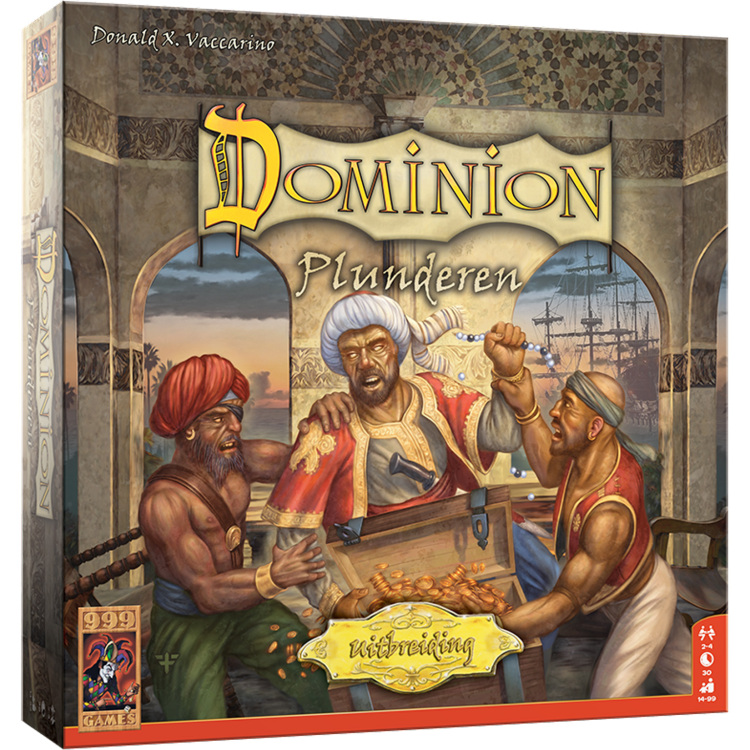 999 Games Dominion: Plunderen kaartspel Nederlands, Uitbreiding, 2 - 4 spelers, 30 minuten, Vanaf 14 jaar