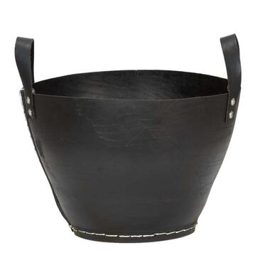 Mand Gijs - zwart - 29xØ40 cm - Leen Bakker