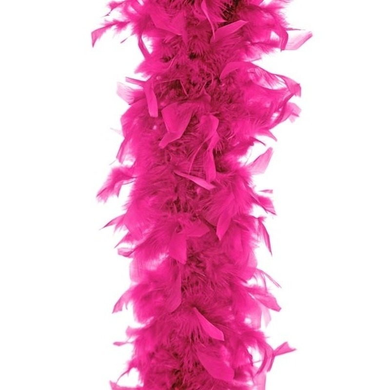 Boa kerstslinger - fuchsia roze - 180 cm - kerstboomversiering -