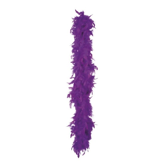 Boa kerstslinger - paars - 180 cm - kerstboomversiering -