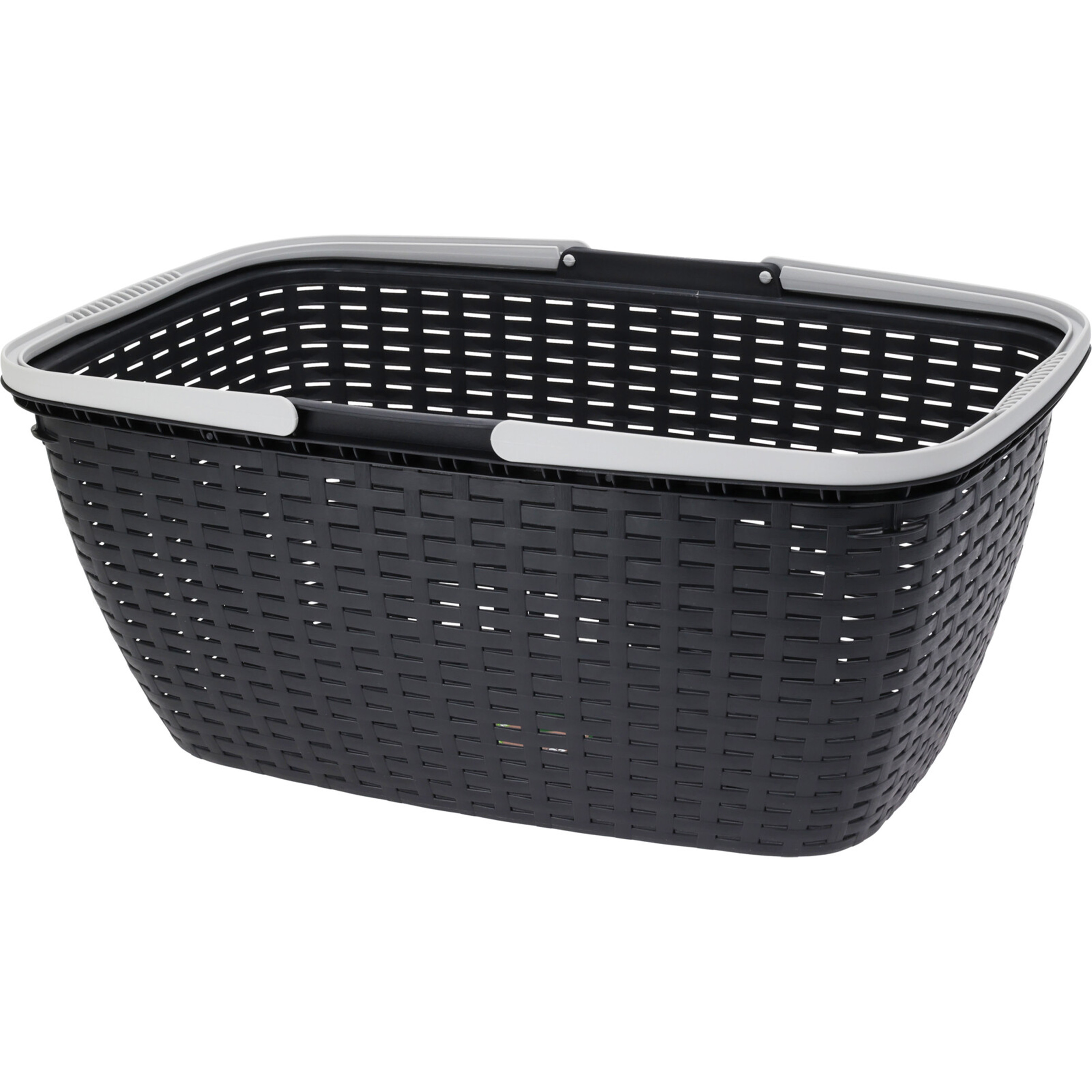 Wasmand - antraciet grijs - 35L - kunststof - 60 x 40 x 25 cm -