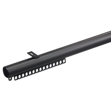 Railroedeset 250cm - zwart metaal - Ø28mm (2680221) - Leen Bakker