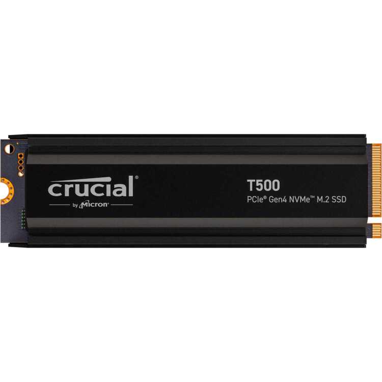 Crucial T500 1 TB met heatsink ssd PCIe 4.0 x4, NVMe, M.2 2280