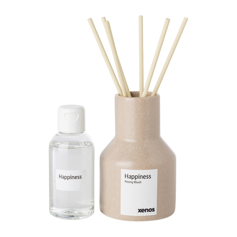 Diffuser happiness - peony blush - ø7.5x11.8 cm