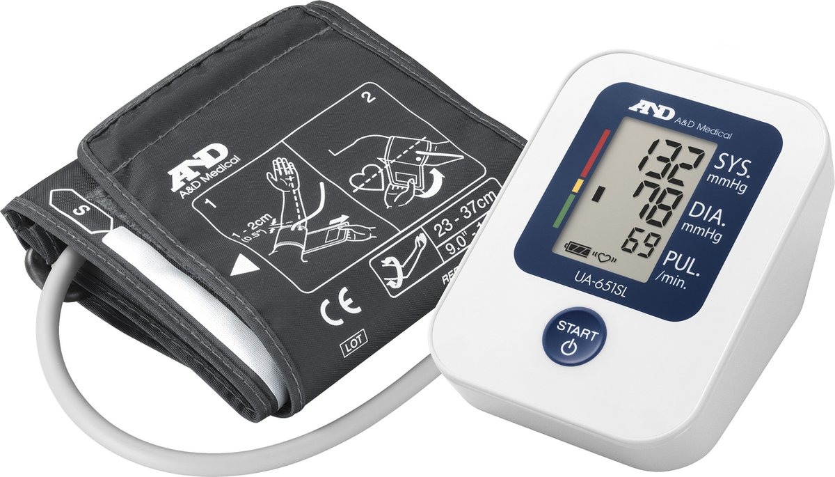 A&D UA-651SL Bloeddrukmeter Wit