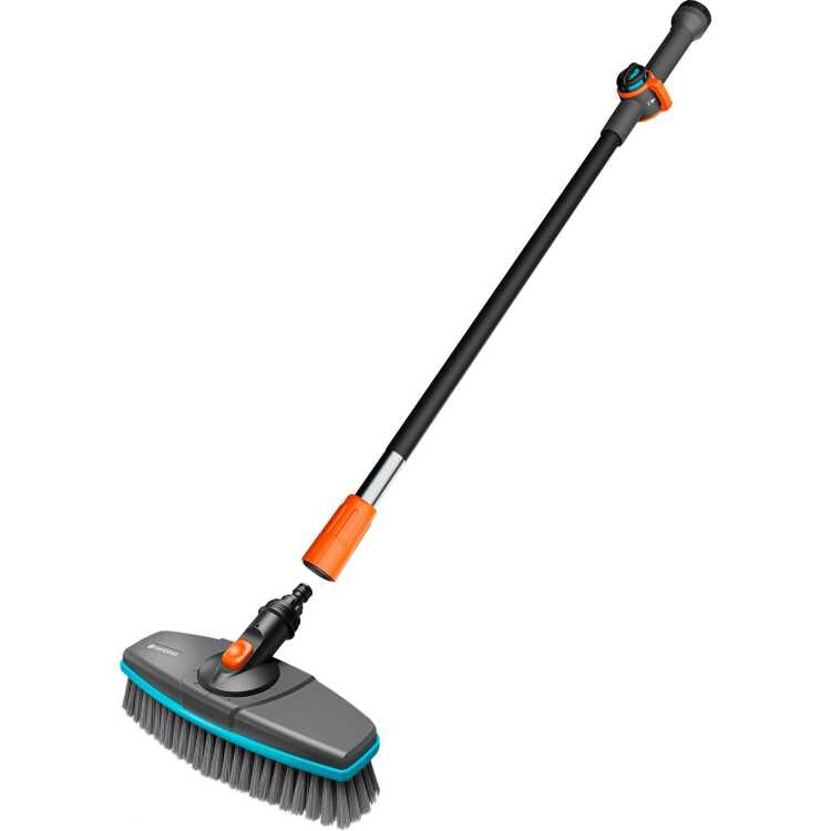 GARDENA Cleansystem reinigingsset met zachte handgreep, steel S wasborstel 18826-20