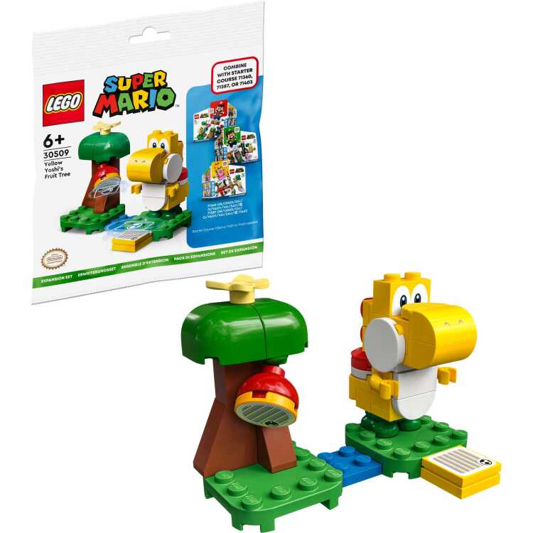 LEGO Super Mario - Uitbreidingsset: Gele Yoshi's fruitboom constructiespeelgoed 30509