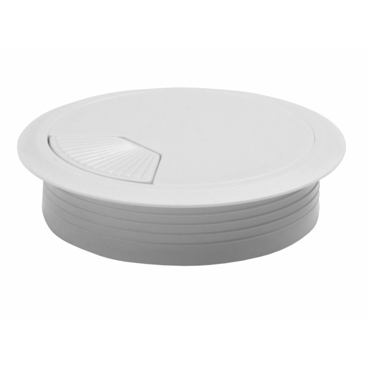 AMIG Kabeldoorvoer - kunststof dop met opening - Dia 60 mm x H20 mm - wit -