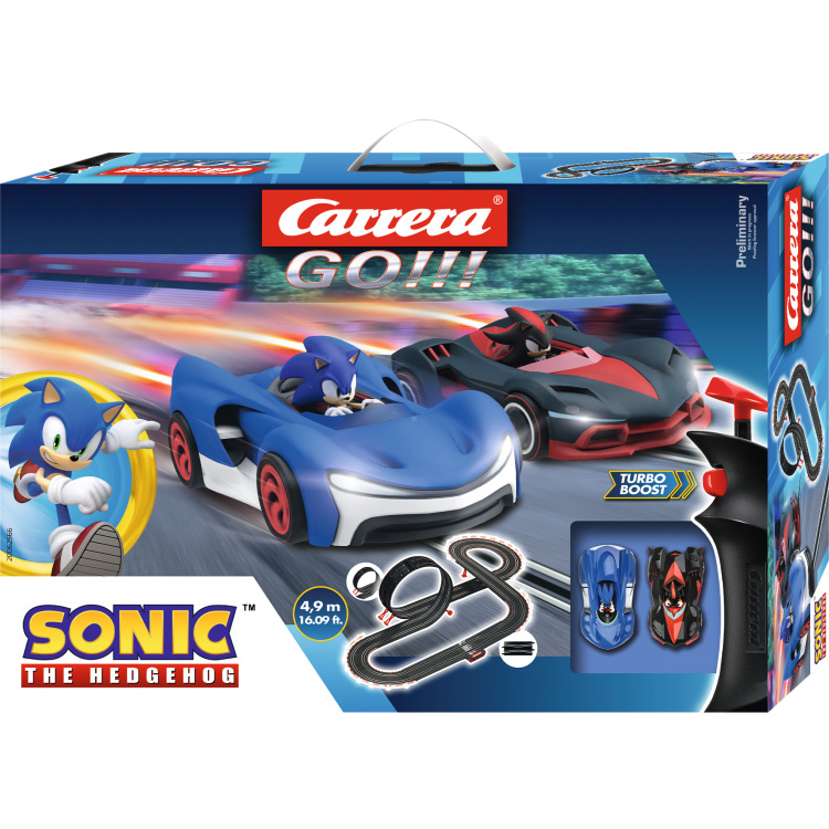 Carrera GO!!! - Sonic the Hedgehog 4,9 m racebaan Schaal 1:43