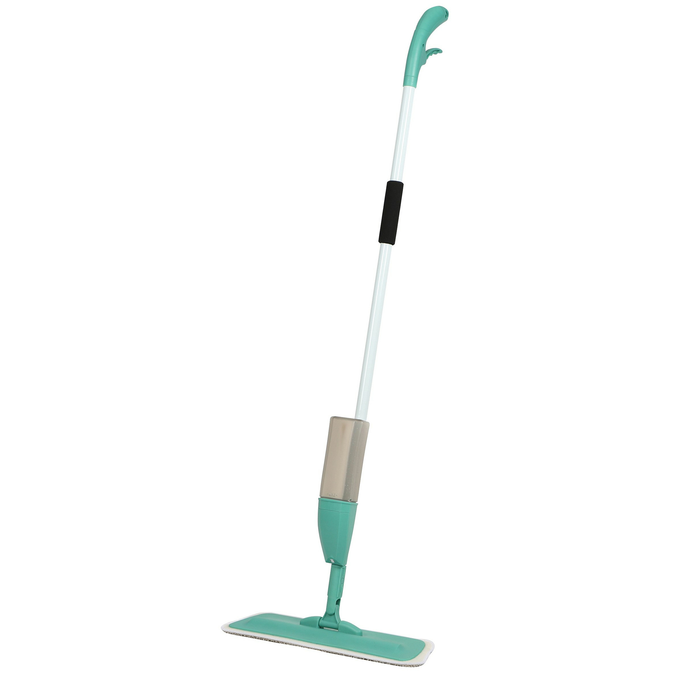 Schoonmaak/dweilen vloermop met telescoopsteel - uitschuifbaar 85 tot 120 cm -
