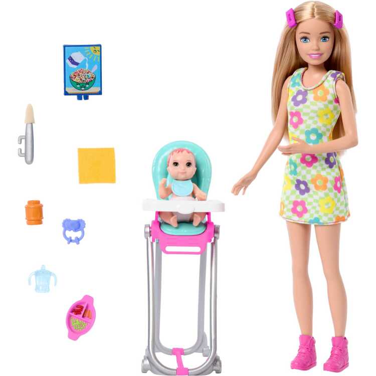 Mattel Barbie Family & Friends - Skipper Babysitters Inc Speelset pop