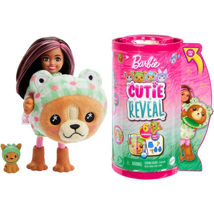 Mattel Barbie Cutie Reveal Chelsea - Puppy als kikker pop