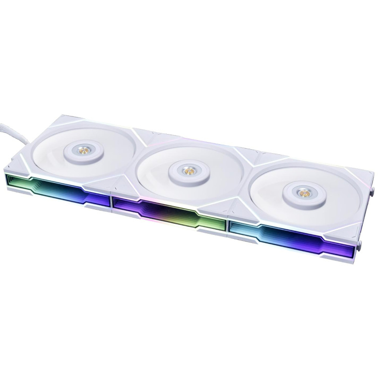 Lian Li UNI FAN TL 120 White Triple Pack case fan 4-pin PWM, Incl. controller