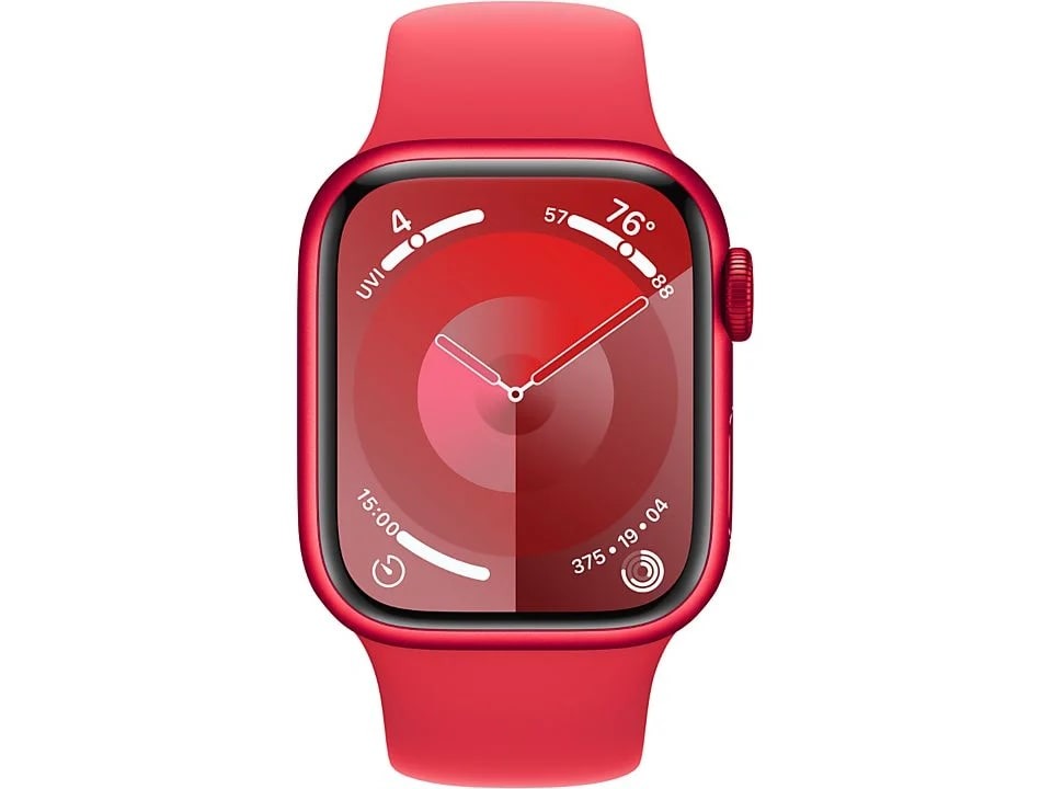 Apple Watch Series 9 41mm (PRODUCT)RED Aluminium Sportband S/M Smartwatch Rood