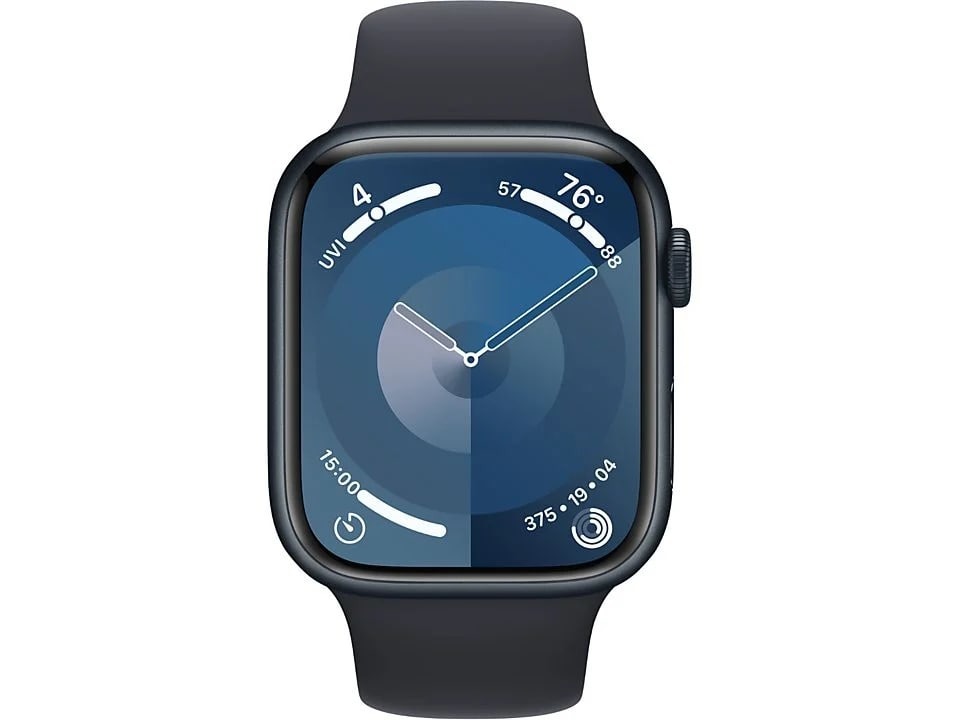 Apple Watch Series 9 45mm Midnight Aluminium Sportband M/L Smartwatch