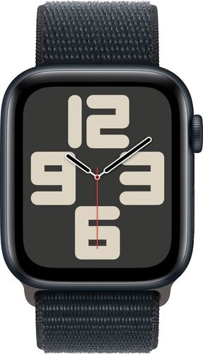 Apple Watch SE (2022) 4G 44mm Midnight Aluminium Sport Loop Smartwatch