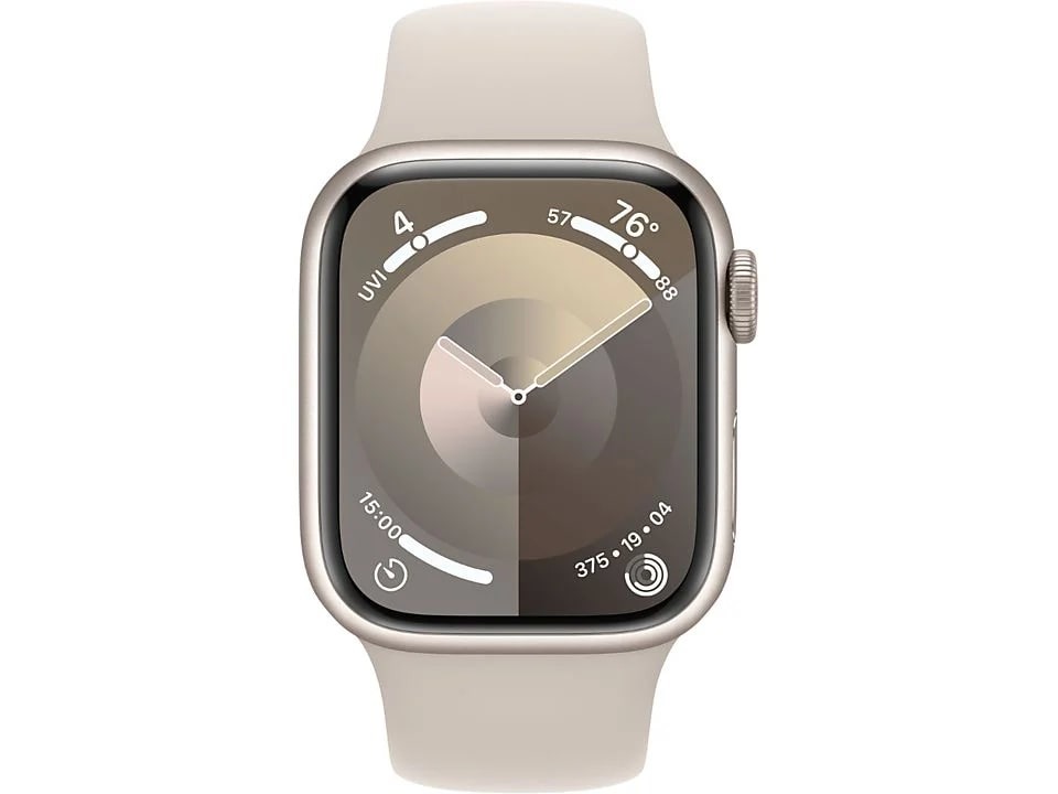 Apple Watch Series 9 41mm Starlight Aluminium Sportband S/M Smartwatch