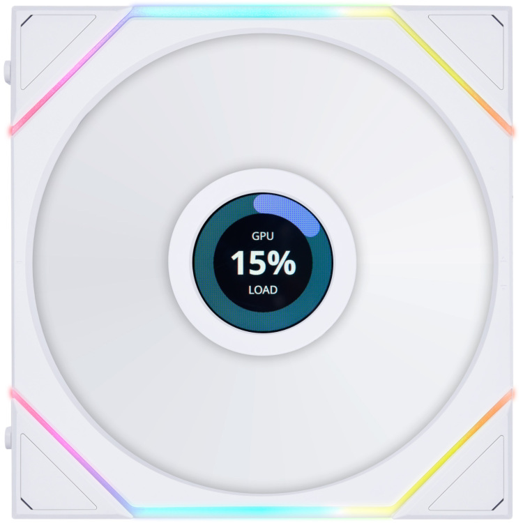 Lian Li UNI FAN TL-LCD140 Reverse White Single Pack case fan