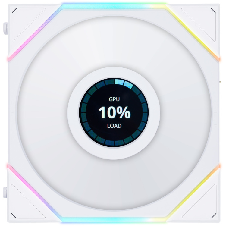 Lian Li UNI FAN TL-LCD120 White Single Pack case fan