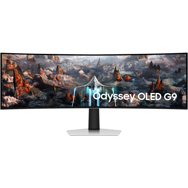 SAMSUNG Odyssey G9 OLED G93SC oled-monitor HDMI, Micro HDMI, DisplayPort, 3x USB-A, 240 Hz