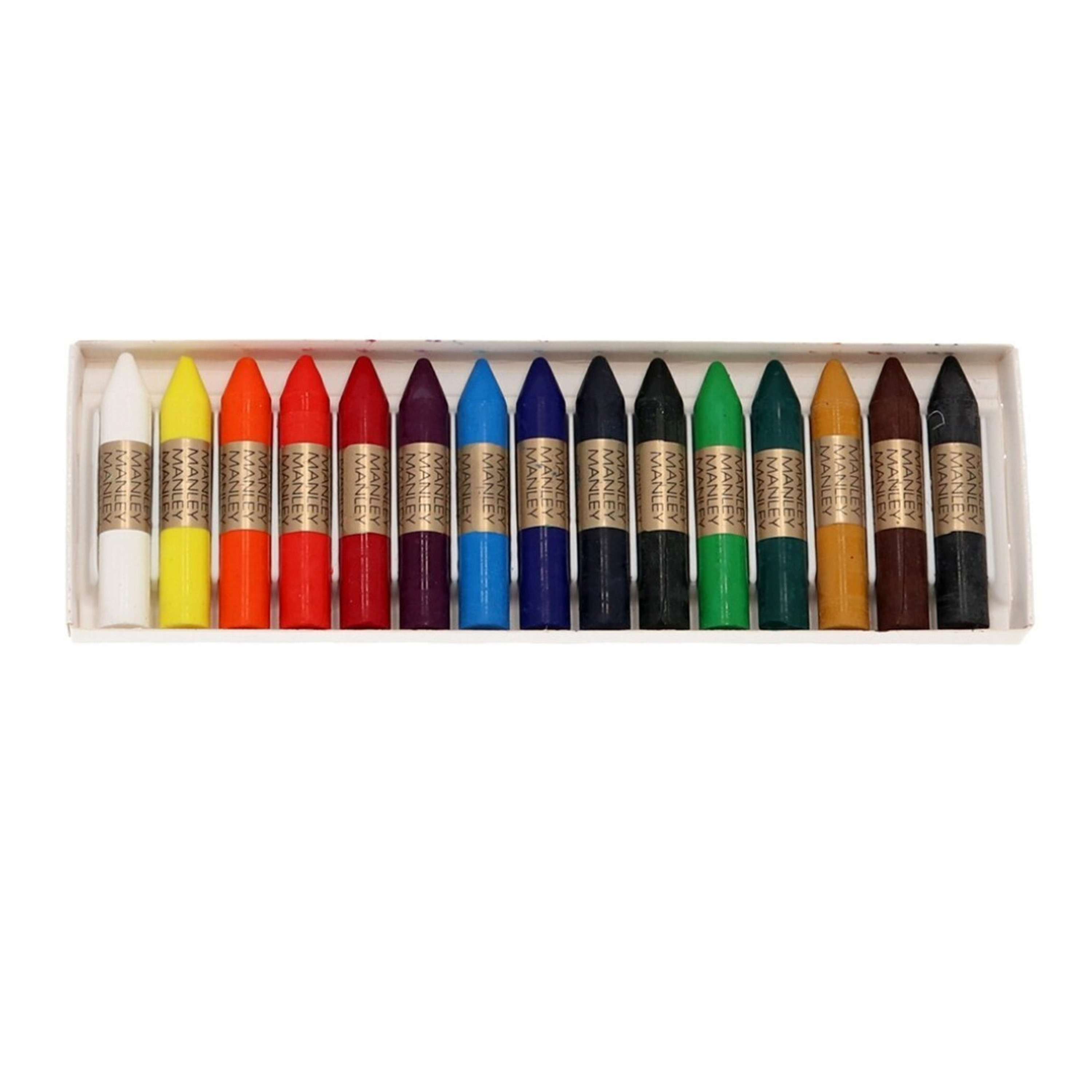 Waskrijtjes/wascokrijtjes - 15x - gekleurd - 6,5 cm - speelgoed/knutselen -