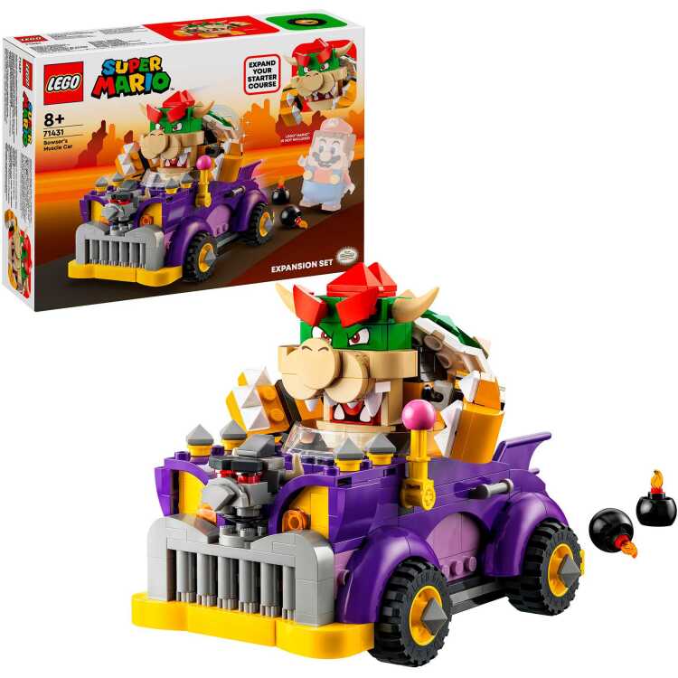 LEGO Super Mario - Uitbreidingsset: Bowsers bolide constructiespeelgoed 71431