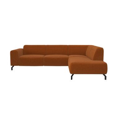 Hoekbank Otis rechts - terracotta - Leen Bakker