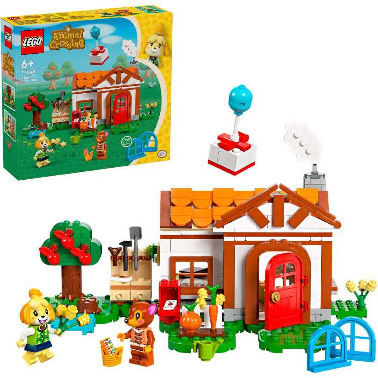 LEGO Animal Crossing - Isabelle op visite constructiespeelgoed 77049