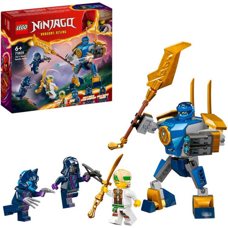 LEGO Ninjago - Jay's mecha strijdpakket constructiespeelgoed 71805