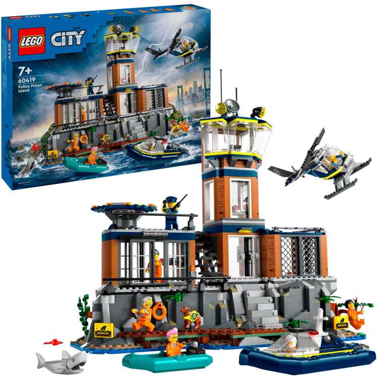 LEGO City - Politiegevangeniseiland constructiespeelgoed 60419