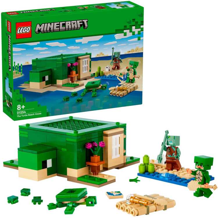 LEGO Minecraft - Het schildpadstrandhuis constructiespeelgoed 21254